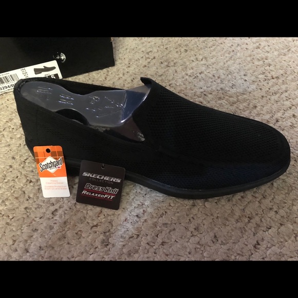 skechers knit dress shoes